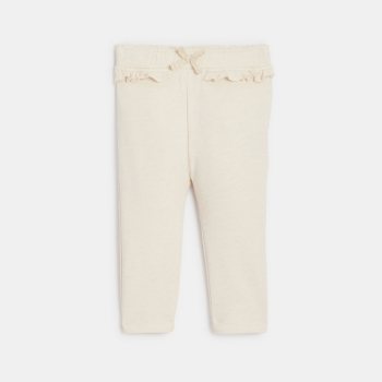 قماط من الصوف الناعم، مع كشكشة باللون الأبيض للفتيات الرُضع